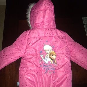Little girls Disney Frozen Puffer Jacket